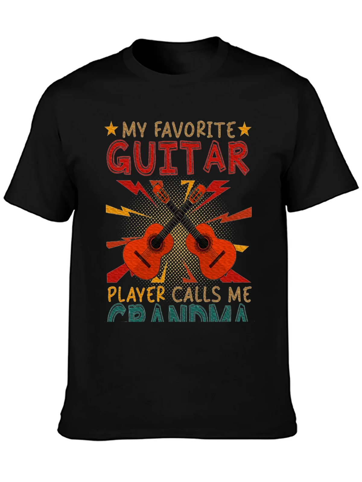 My Favorite Guitar Player Calls Me Grandma T-Shirt product image 6