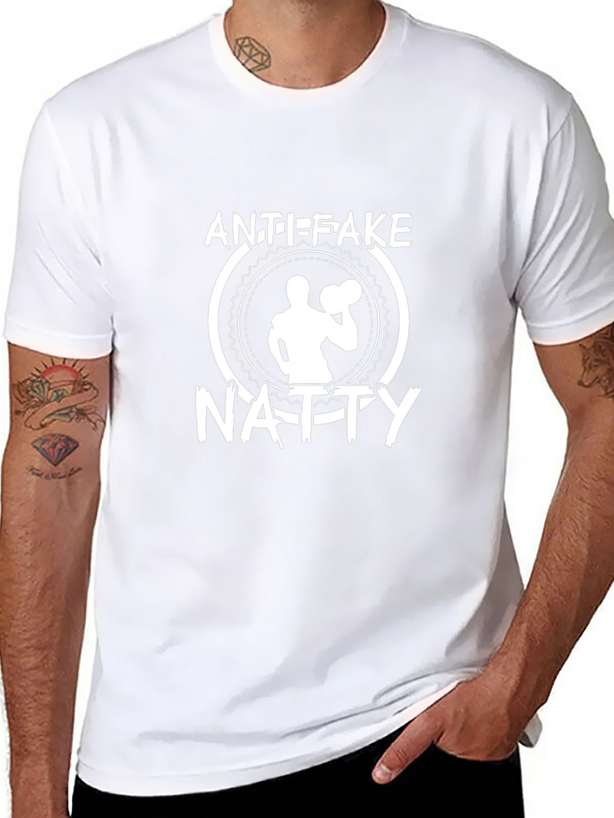 Anti-Fake Natty T-Shirt - Gym & Fitness Apparel product image 10