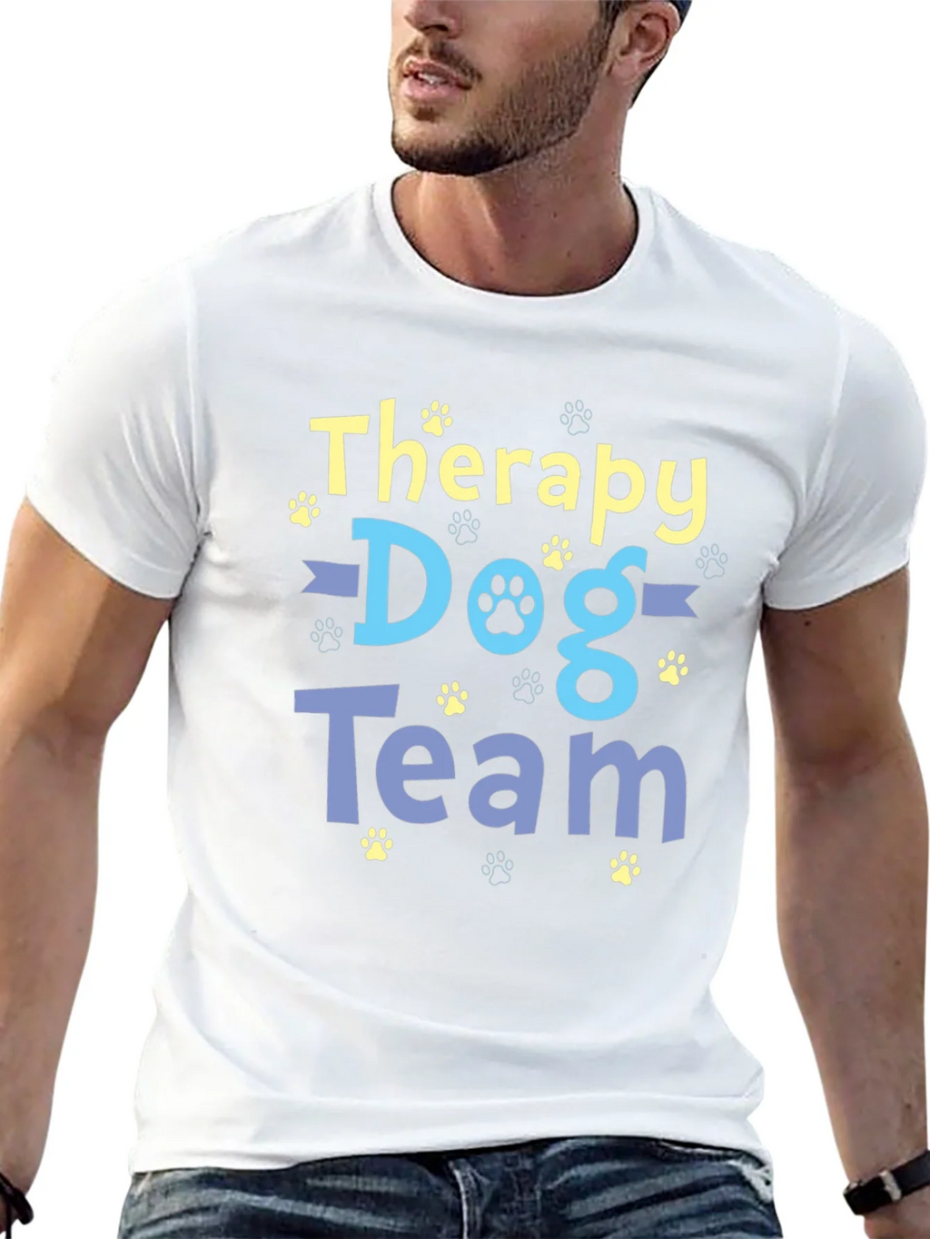 Therapy Dog Team Tee - Cute Pet Lover Shirt product image 4
