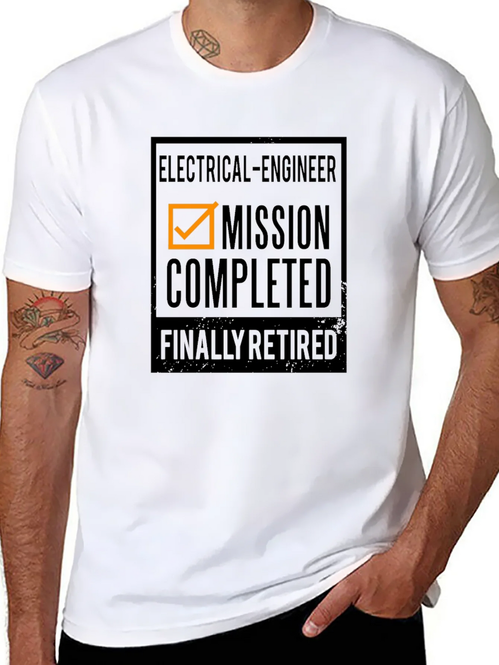 Electrical Engineer Mission Completed Retired T-Shirt product image 10