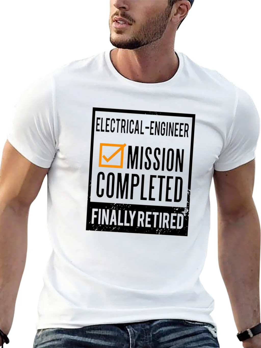 Electrical Engineer Mission Completed Retired T-Shirt product image 4