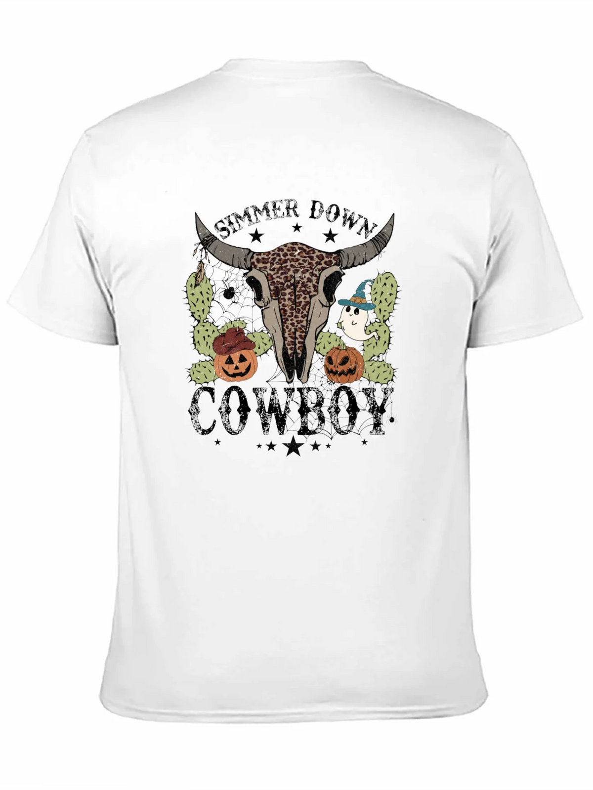 Simmer Down Cowboy Halloween T-Shirt product image 2