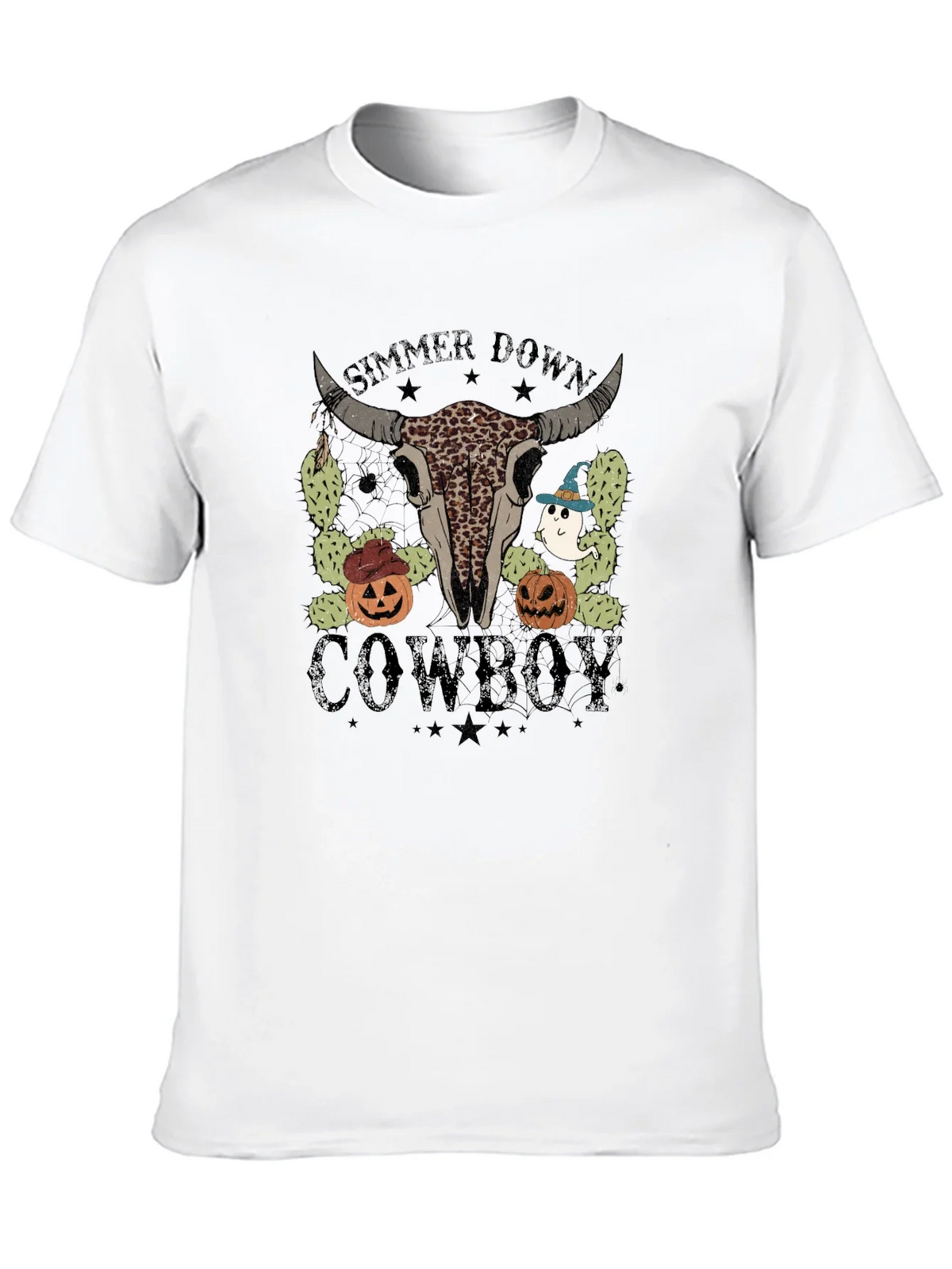 Simmer Down Cowboy Halloween T-Shirt product image 12