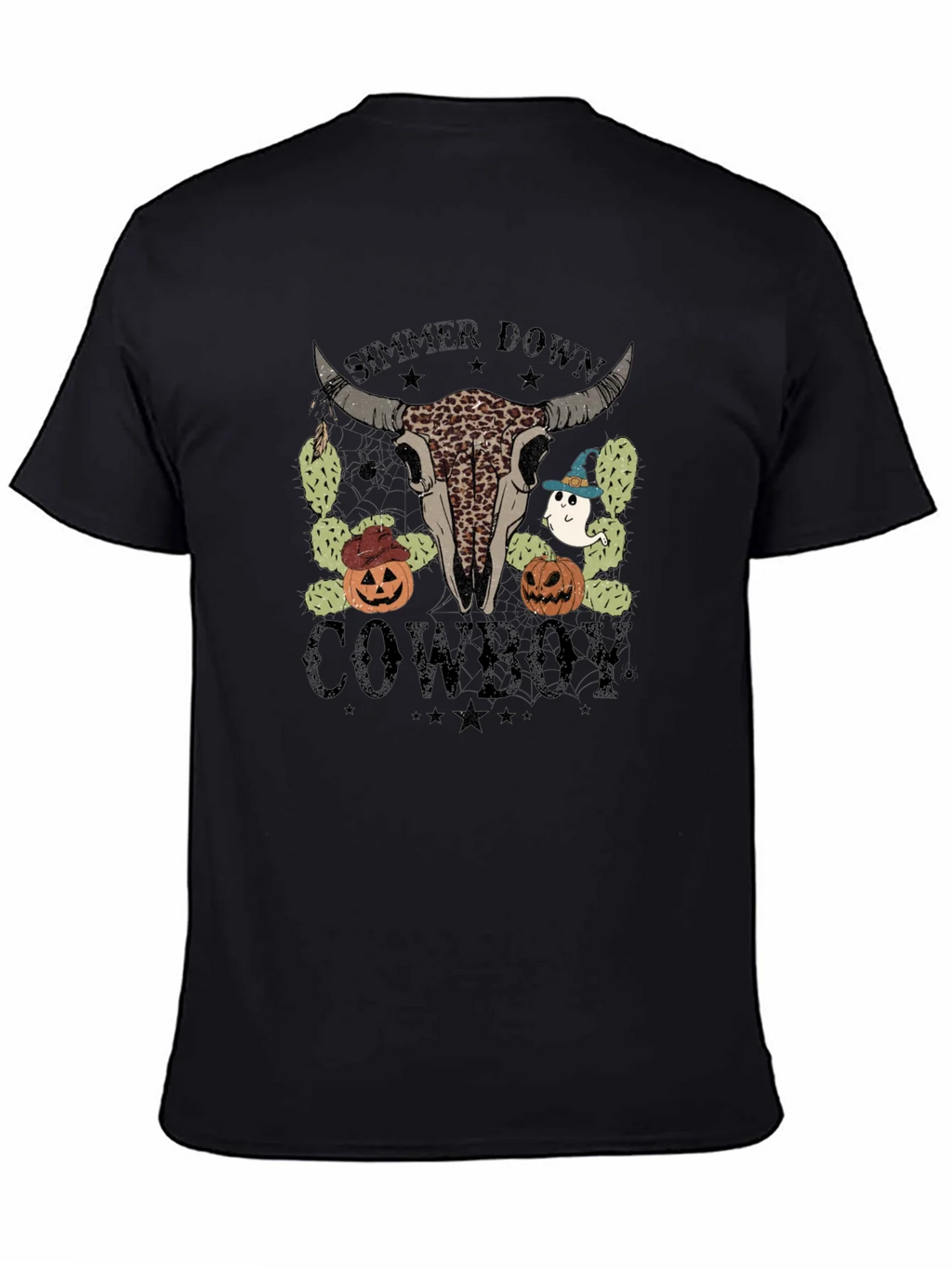 Simmer Down Cowboy Halloween T-Shirt product image 7