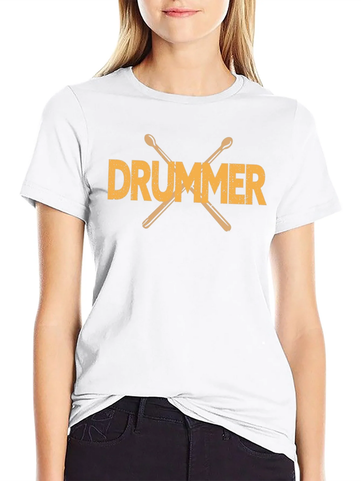 Drummer T-Shirt - Crossed Drumsticks Graphic Tee product image 11