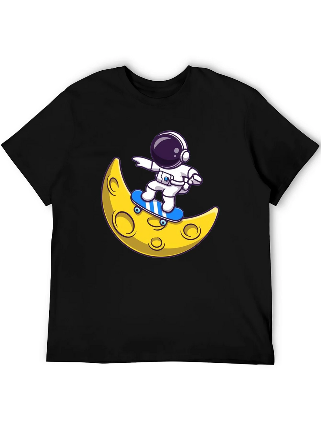 Astronaut Skateboard Moon Graphic T-Shirt product image 8