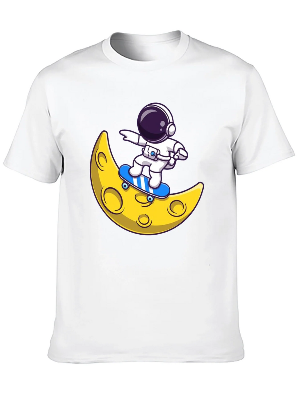 Astronaut Skateboard Moon Graphic T-Shirt product image 12