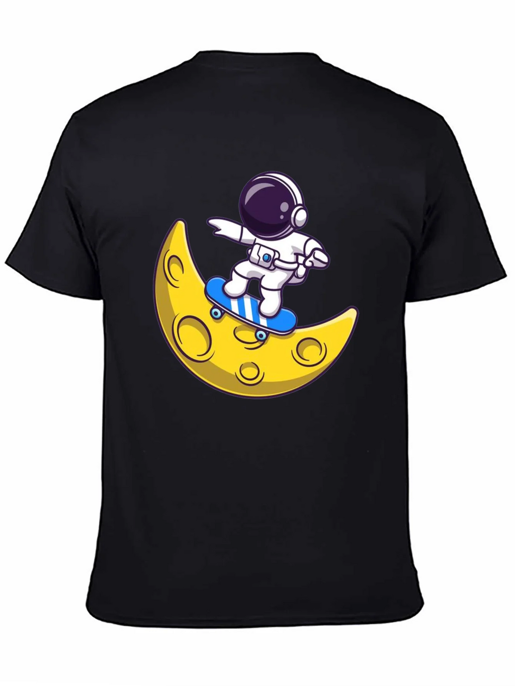 Astronaut Skateboard Moon Graphic T-Shirt product image 7