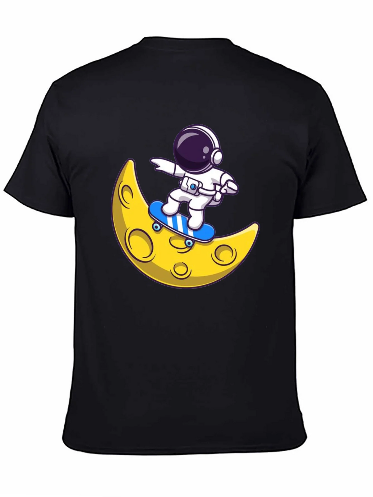 Astronaut Skateboard Moon Graphic T-Shirt product image 7