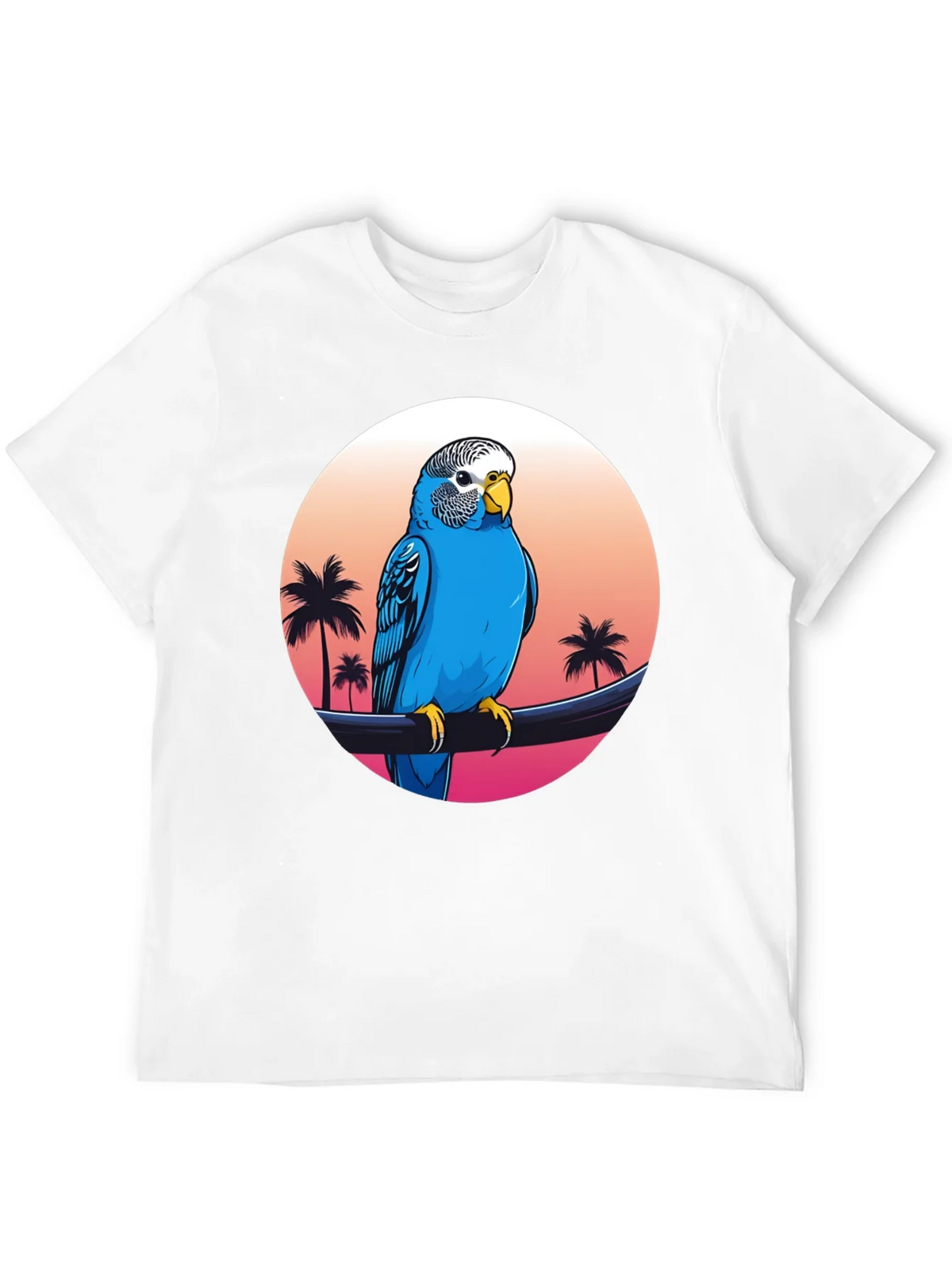 Parrot on Tropical Sunset T-Shirt product image 2