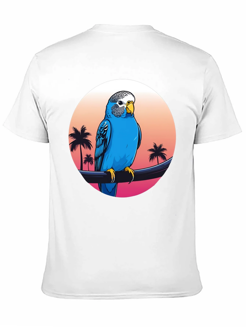 Parrot on Tropical Sunset T-Shirt product image 1