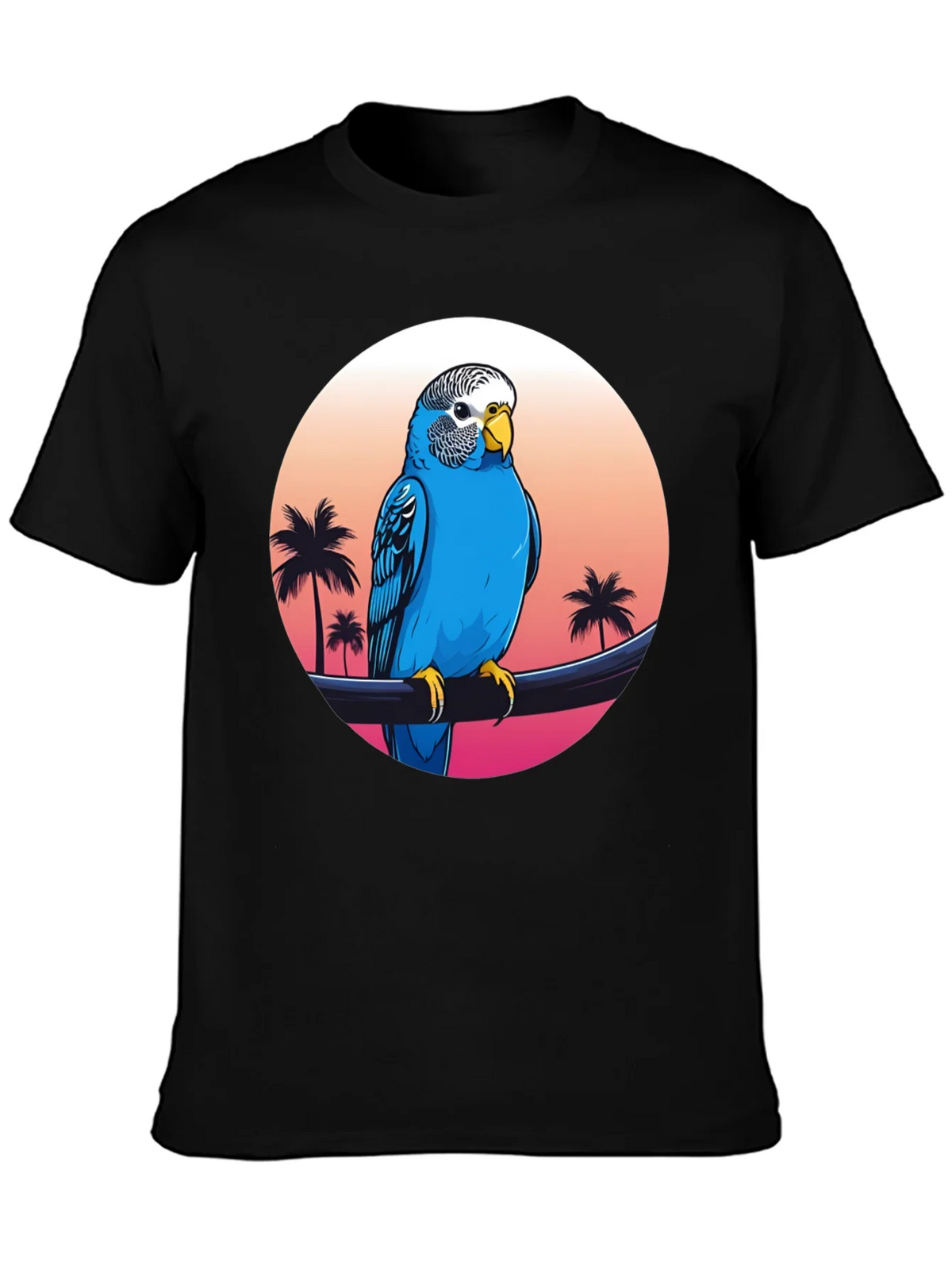 Parrot on Tropical Sunset T-Shirt product image 5