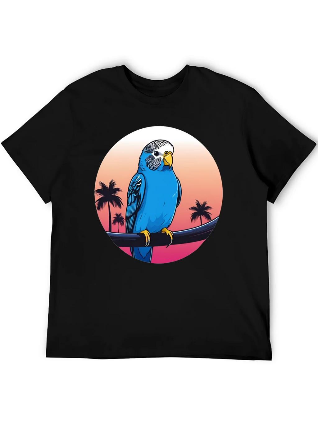 Parrot on Tropical Sunset T-Shirt product image 6