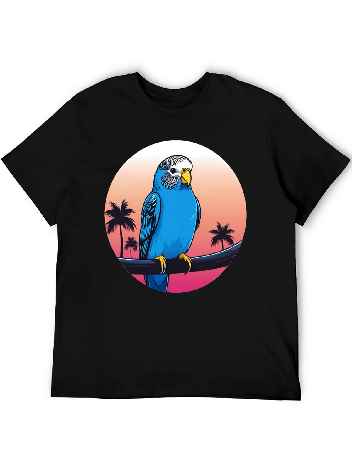 Parrot on Tropical Sunset T-Shirt product image 6