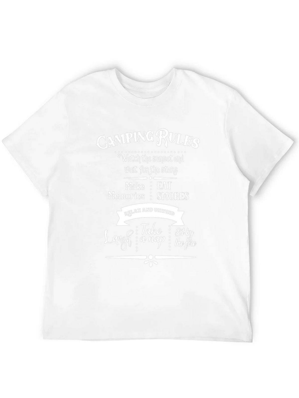 Camping Rules Graphic T-Shirt product image 3