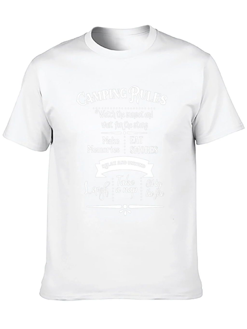 Camping Rules Graphic T-Shirt product image 12