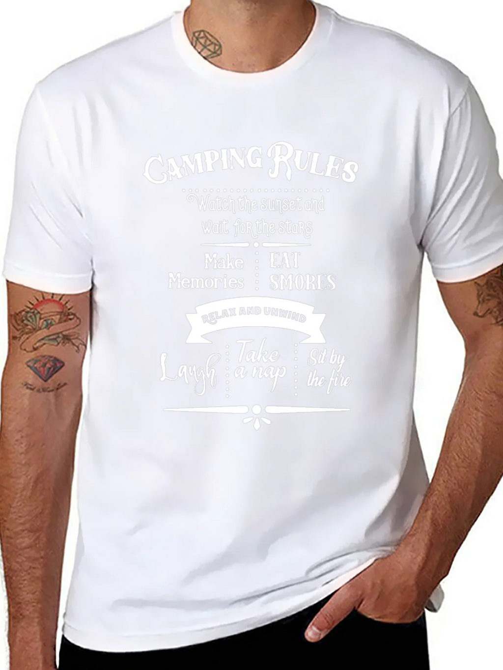 Camping Rules Graphic T-Shirt product image 10
