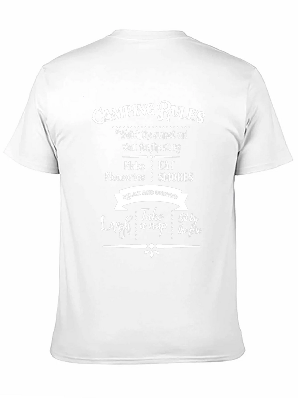 Camping Rules Graphic T-Shirt product image 2