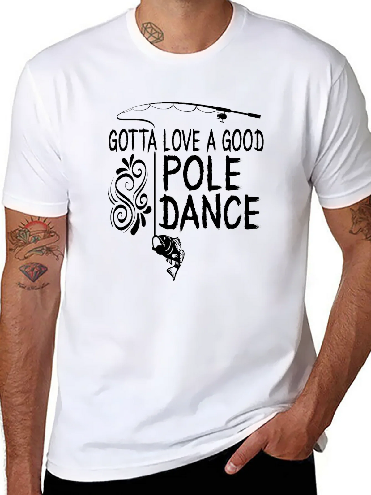 Gotta Love A Good Pole Dance Fishing T-Shirt product image 10