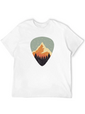 Mountain Guitar Pick Graphic T-Shirt product image 1