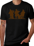 Musician Silhouette T-Shirt - Classic Black Tee product image 1