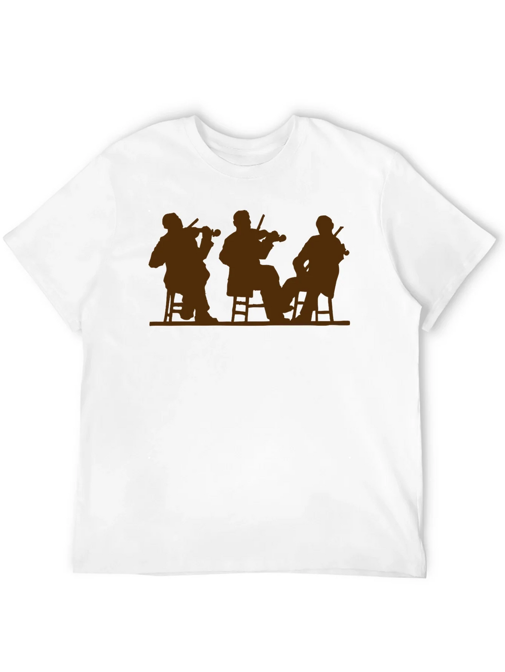 Musician Silhouette T-Shirt - Classic Black Tee product image 3