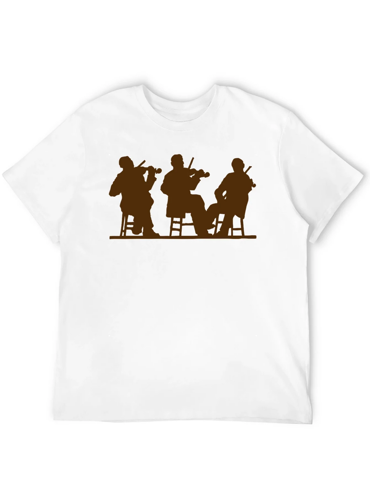 Musician Silhouette T-Shirt - Classic Black Tee product image 3