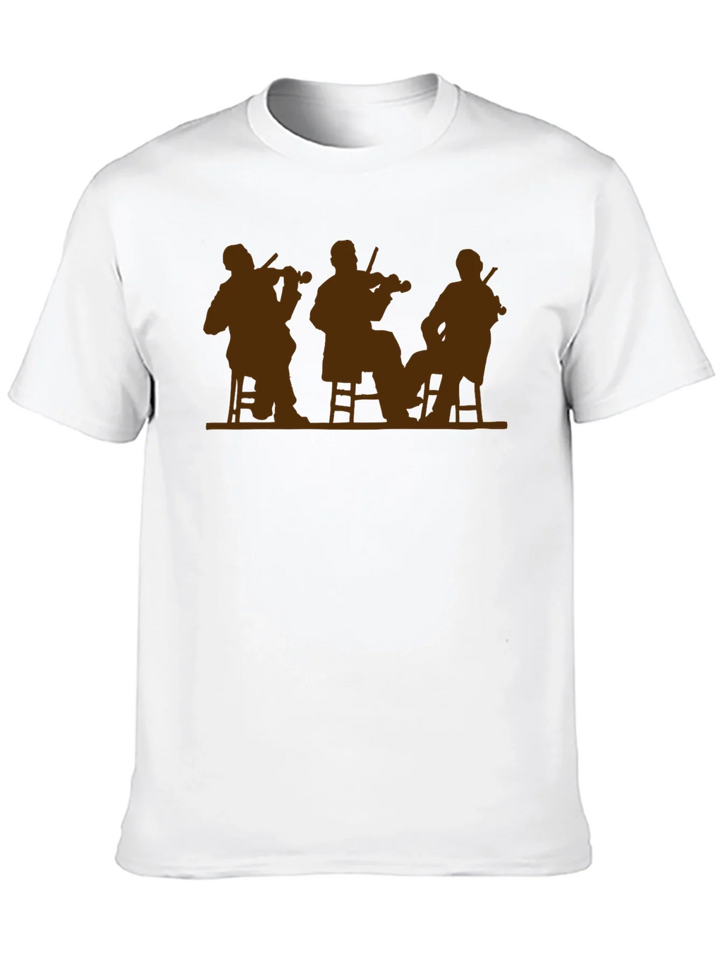 Musician Silhouette T-Shirt - Classic Black Tee product image 12