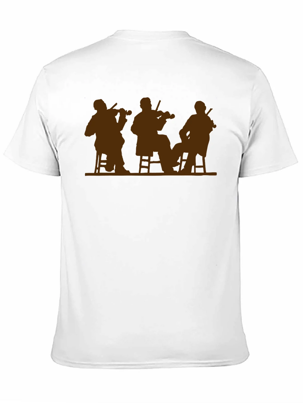 Musician Silhouette T-Shirt - Classic Black Tee product image 2