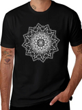Geometric Mandala Graphic Tee - Modern Style product image 1