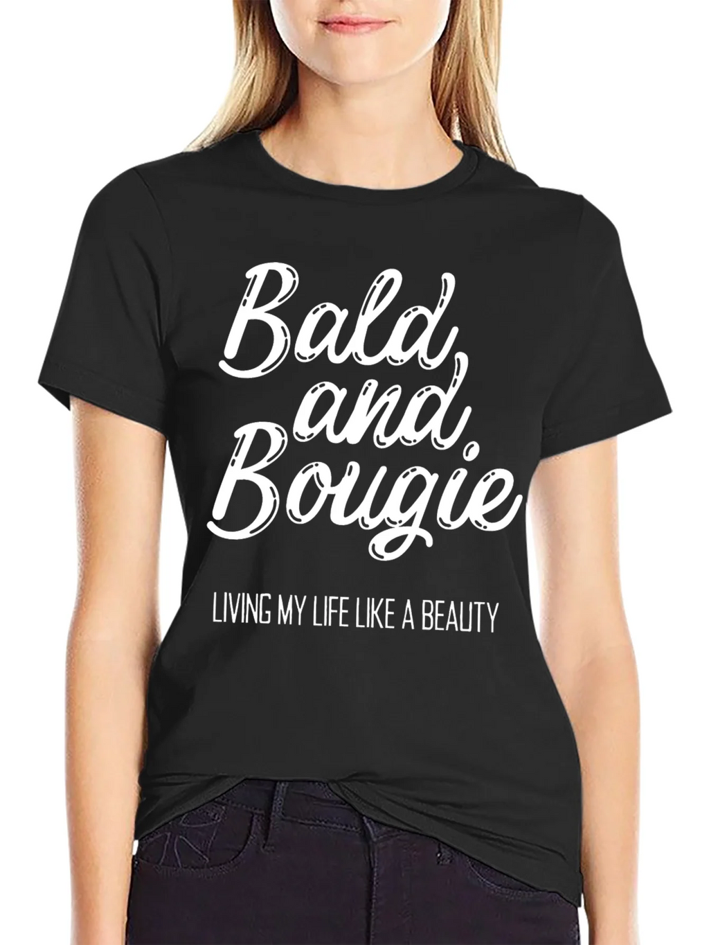 Bald and Bougie T-Shirt - Unisex Graphic Tee product image 5