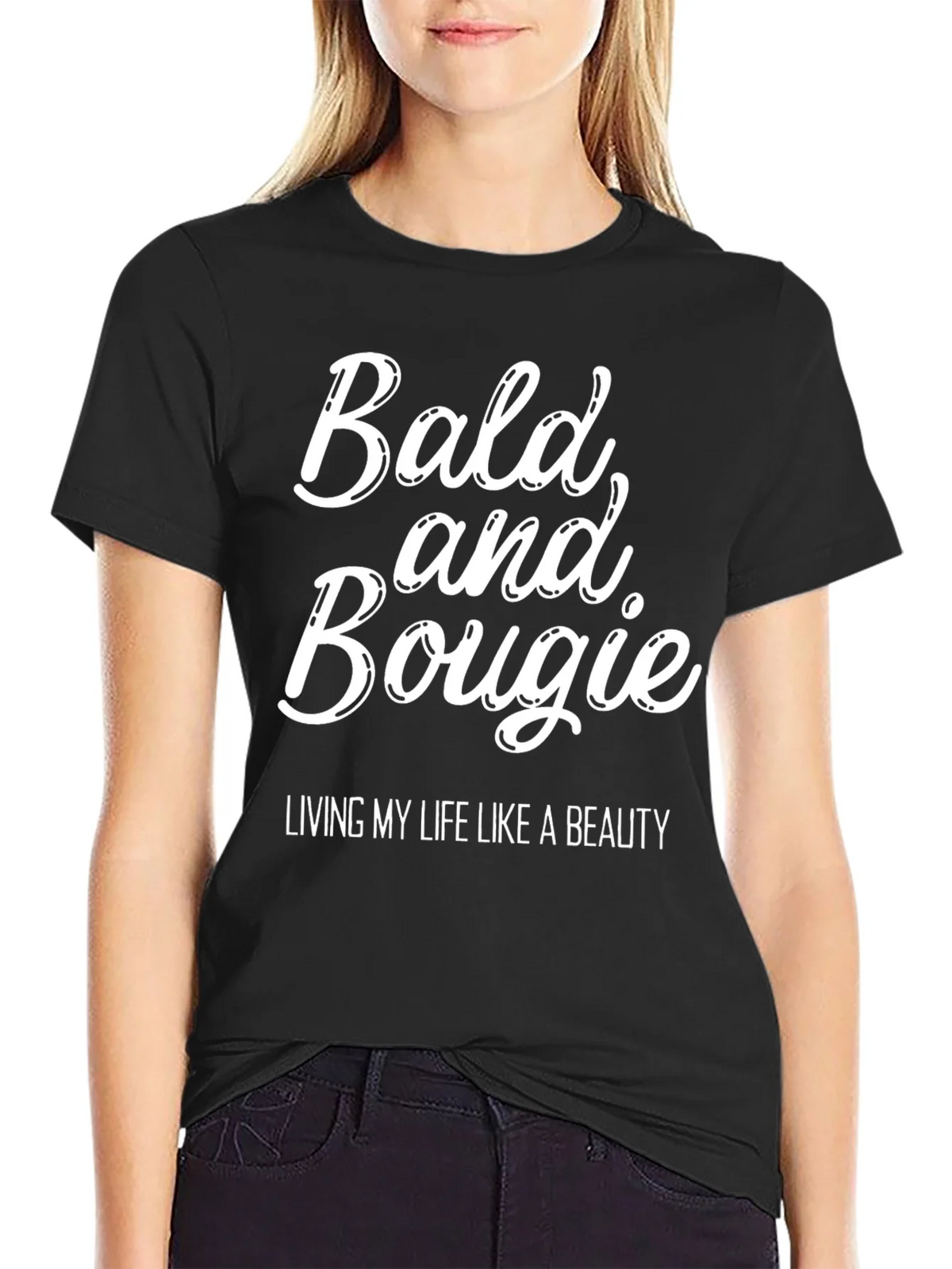 Bald and Bougie T-Shirt - Unisex Graphic Tee product image 5
