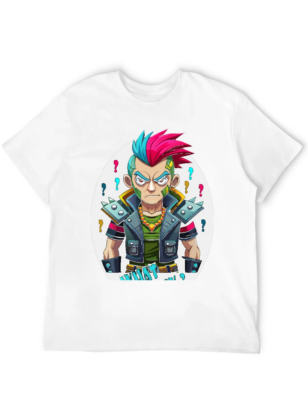Edgy Cartoon Punk T-Shirt product image 2