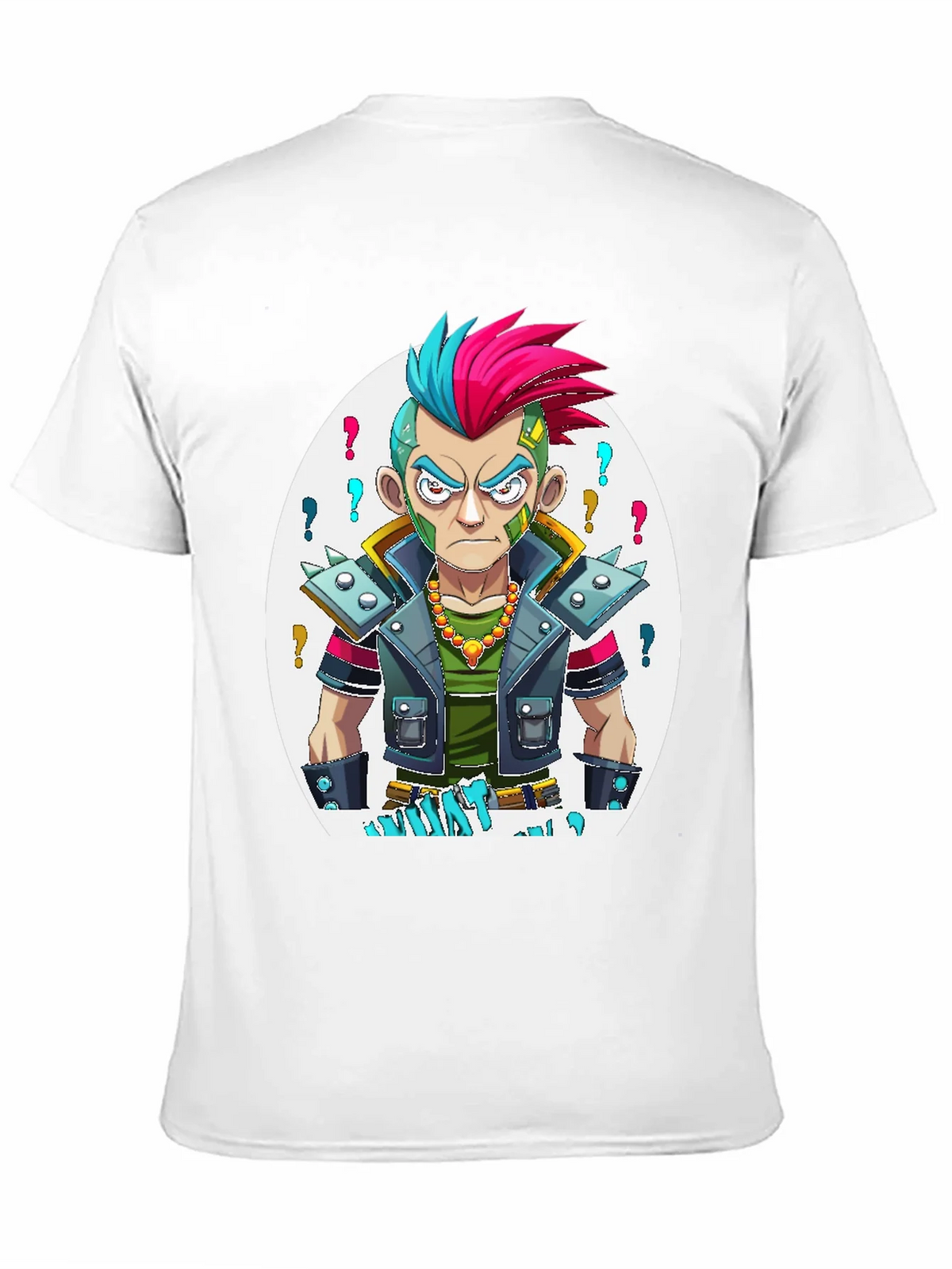 Edgy Cartoon Punk T-Shirt product image 1