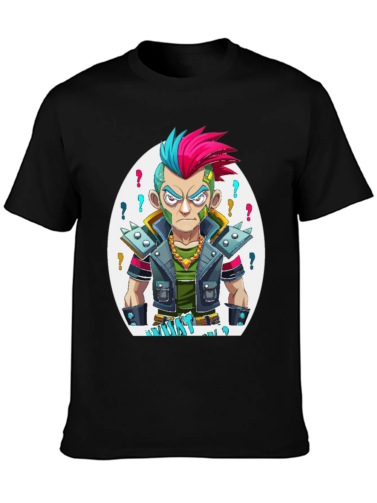 Edgy Cartoon Punk T-Shirt product image 4