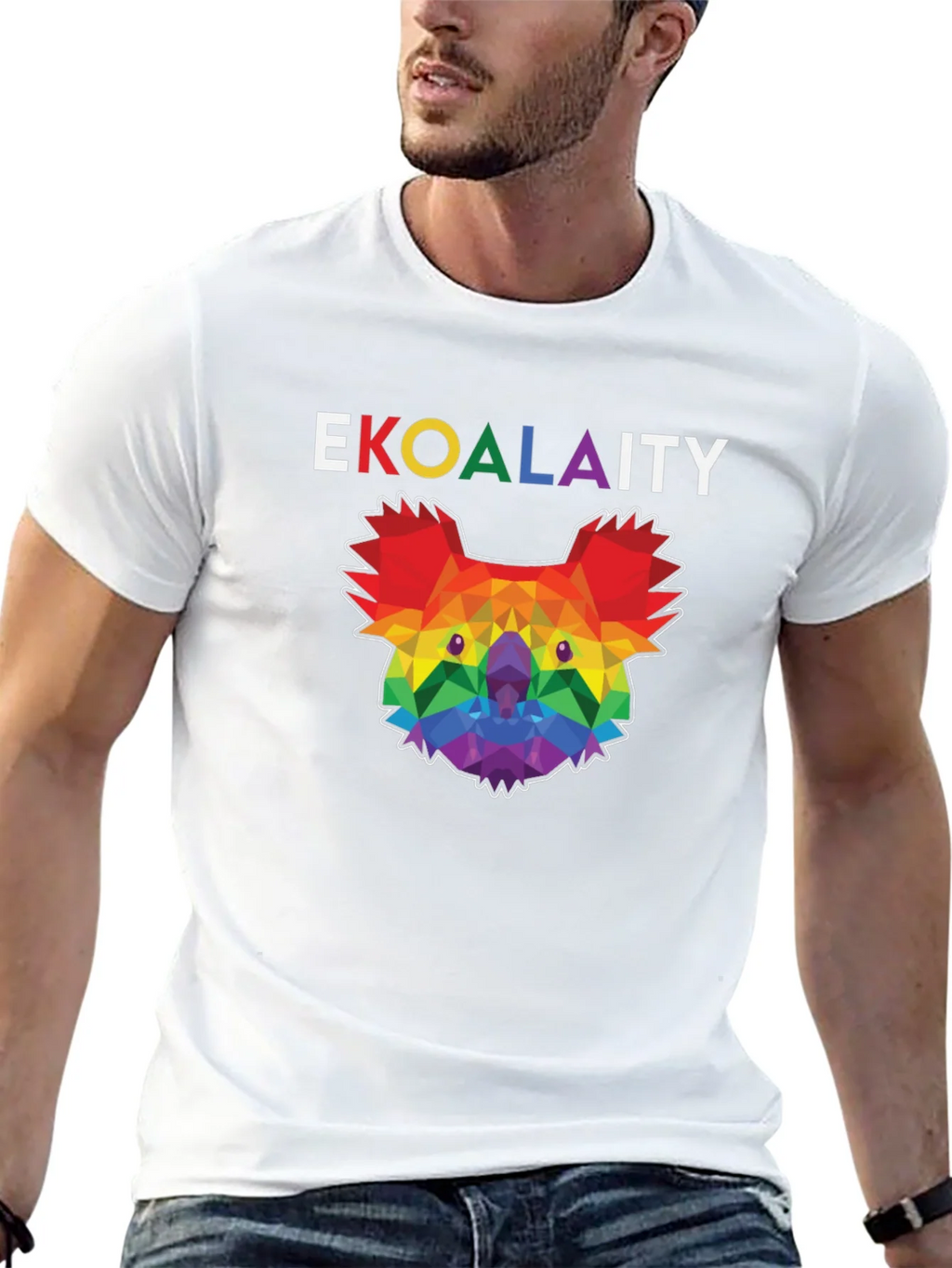 EKOALAITY Pride Rainbow Graphic Tee product image 4