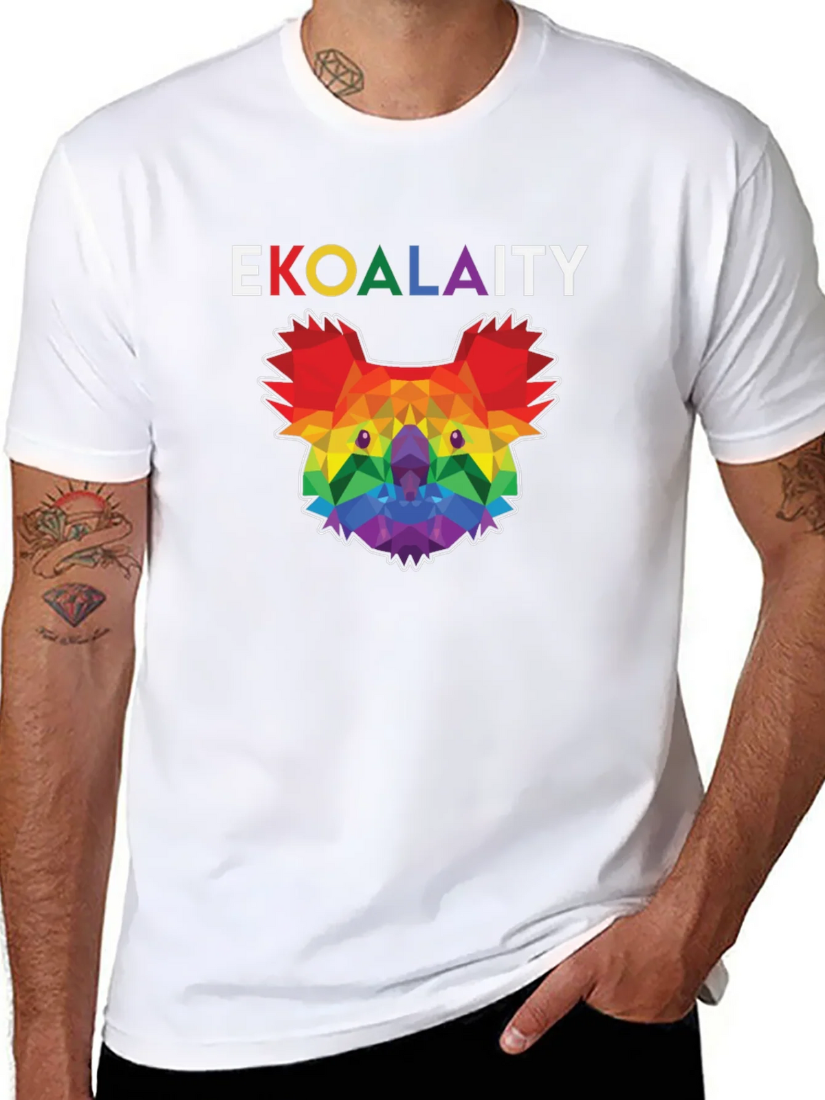 EKOALAITY Pride Rainbow Graphic Tee product image 10