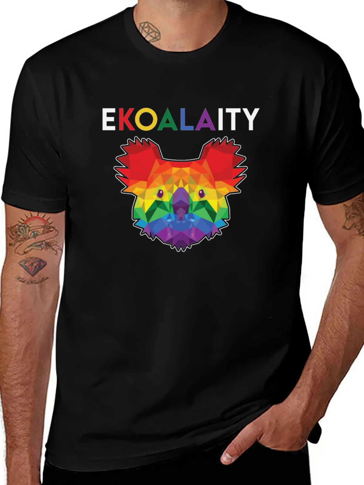 EKOALAITY Pride Rainbow Graphic Tee product image 1