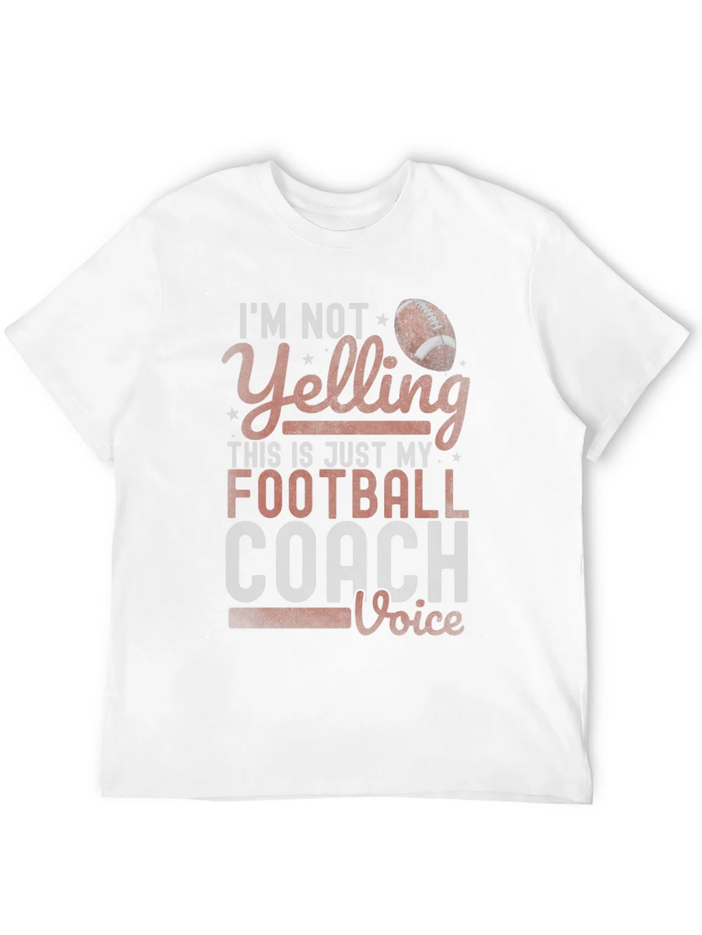 Football Coach Voice T-Shirt - Funny Sports Tee product image 3