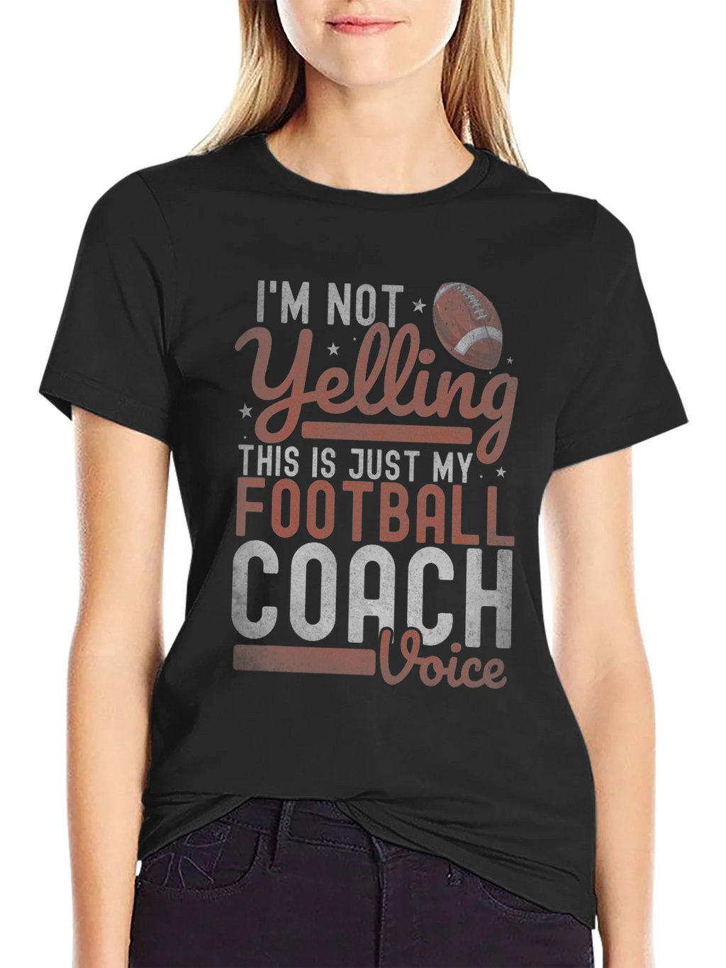 Football Coach Voice T-Shirt - Funny Sports Tee product image 5