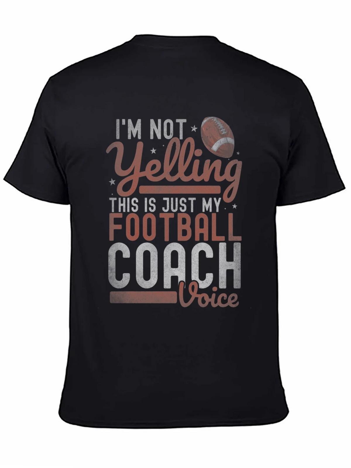 Football Coach Voice T-Shirt - Funny Sports Tee product image 7