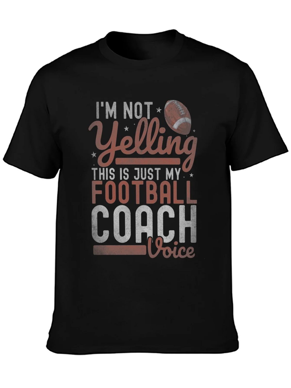 Football Coach Voice T-Shirt - Funny Sports Tee product image 6