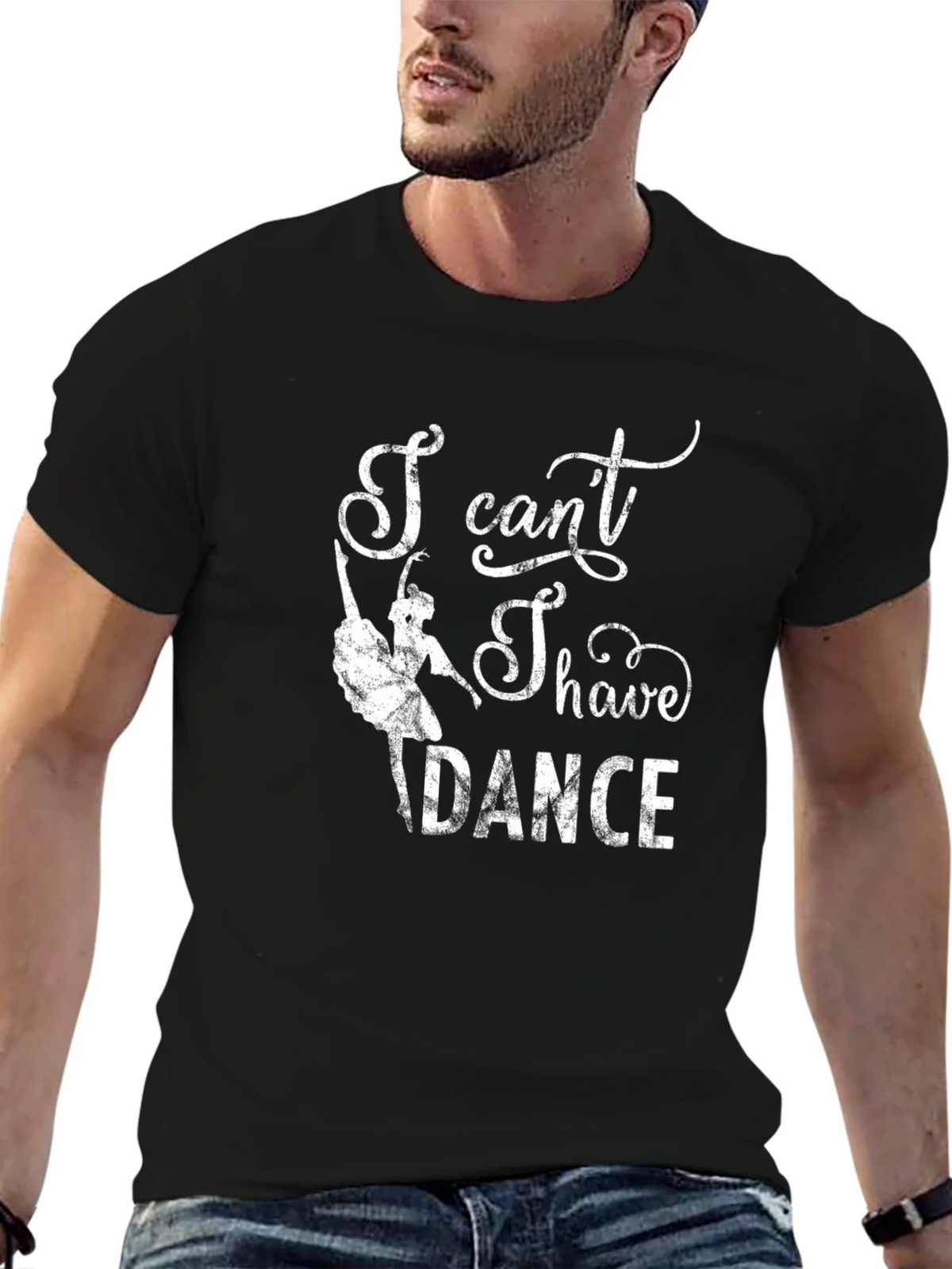 I Cant I Have to Dance Graphic Tee product image 9
