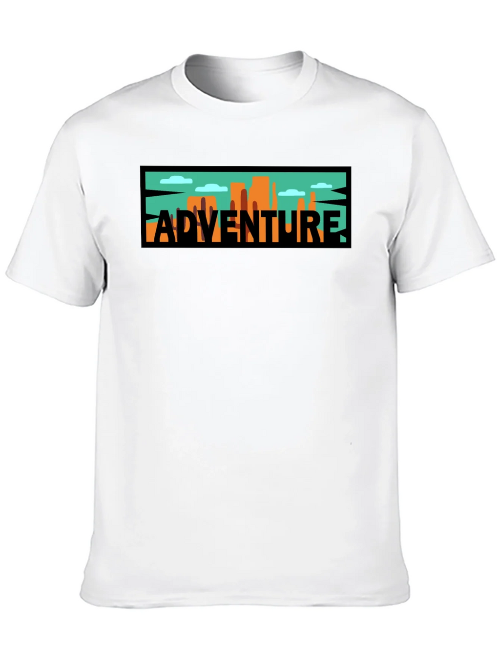 Adventure Graphic Tee - Black Cotton Blend product image 12