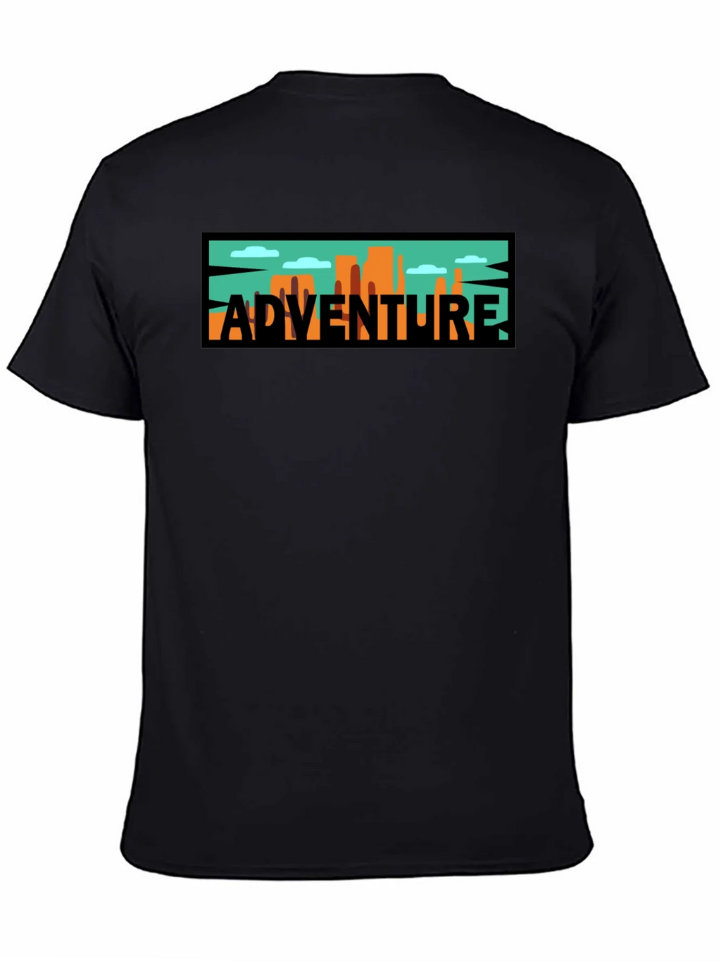 Adventure Graphic Tee - Black Cotton Blend product image 7