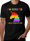 Ready to Crush Kindergarten Unicorn Pop T-Shirt product image 1