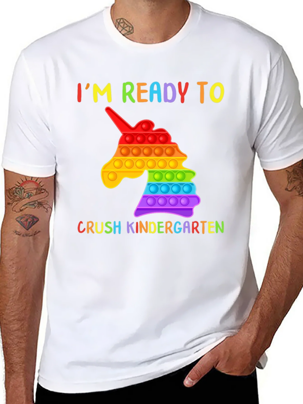 Ready to Crush Kindergarten Unicorn Pop T-Shirt product image 10