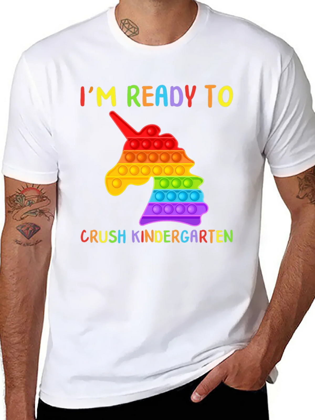 Ready to Crush Kindergarten Unicorn Pop T-Shirt product image 10