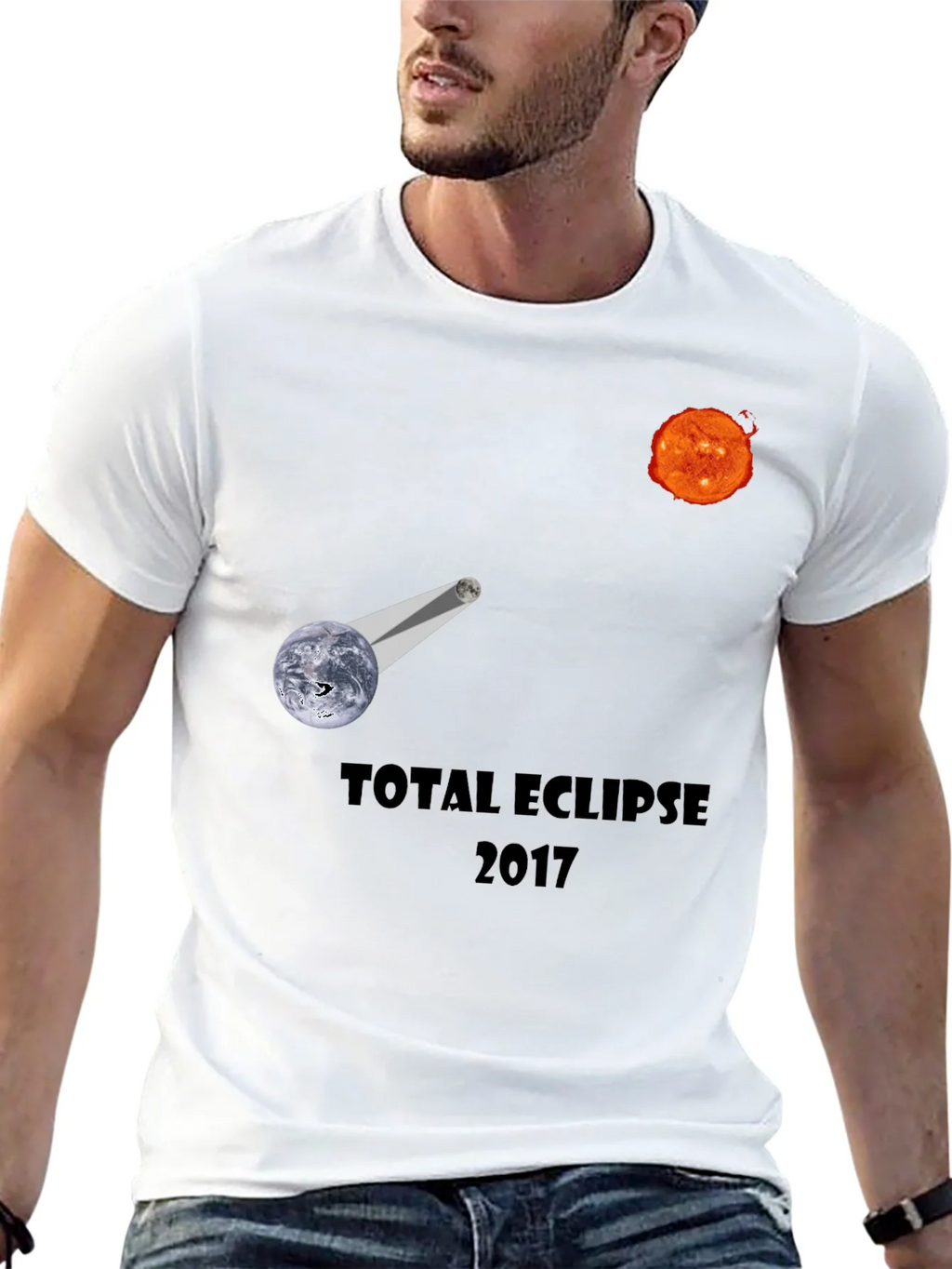 Total Eclipse 2017 T-Shirt - Celestial Design product image 4