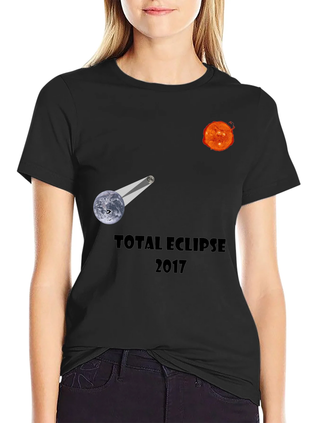 Total Eclipse 2017 T-Shirt - Celestial Design product image 5